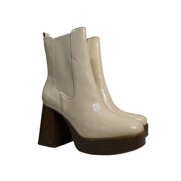 Circus NY Womens 9 Stace Platform Boot in Eggshell NEW - Picture 2 of 10